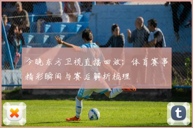 今晚东方卫视直播回放：体育赛事精彩瞬间与赛后解析梳理
