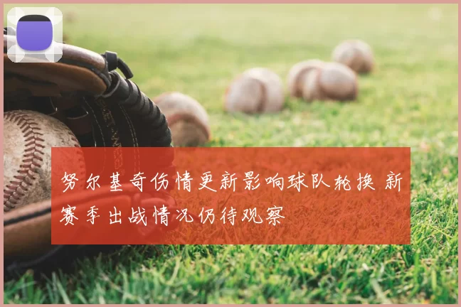 努尔基奇伤情更新影响球队轮换 新赛季出战情况仍待观察